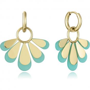 Pendientes Viceroy Flor Acero IP Dorado 14149E01016