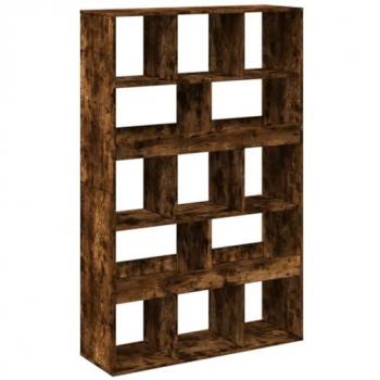 Estantería de madera de ingeniería roble ahumado 100x33x156,5 cm