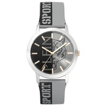 Plein Sport Legend Gray Quartz Watch for Men, One Size