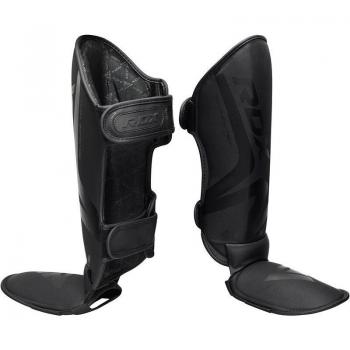 Espinilleras RDX T15 Noir con Empeine Negro S