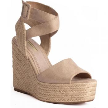 Sandalia cuña esparto Corina para mujer m3395 color natural