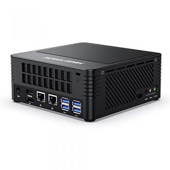 Mini PC AMD Ryzen 5 3400GE | 16 GB RAM 512 GB M.2 PCIe SSD | Radeon Vega 11 Graphics | Windows 10 Pro | Intel WIFI6 AX200 BT 5.1 | 4K HDMI 2.0 / DisplayPort | 2 x RJ45 | 4 x USB 3.0