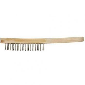 KS Tools 201.2305 - Cepillo de alambre de acero, 3 filas, 290mm