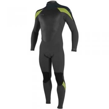 Traje de neopreno O'Neill Epic 5/4mm Back Zip Full negro verde claro - LT