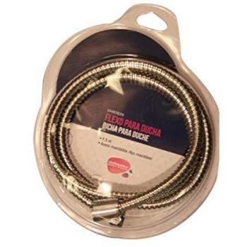MANGUERA FLEXO BAÑO DUCHA EXTENSIBLE 1.5-2MT ACERO INOXIDABLE