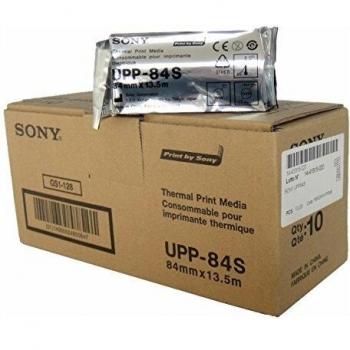 SONY UPP84S Rollos de papel térmico estándar para impresoras médicas en blanco y negro - tamaño A7