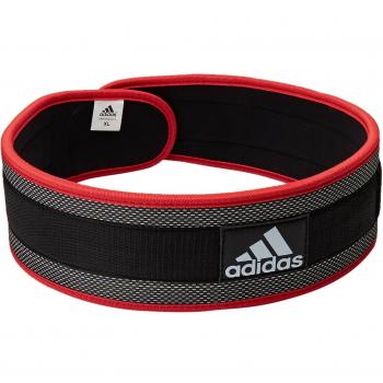 adidas ADGB-12238 - Cinturón de nylon para levantamiento, color negro, talla L