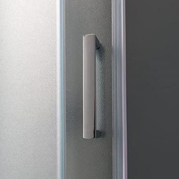 Ducha Semicircular 80x80 cm Cristal Opaco 6 mm
