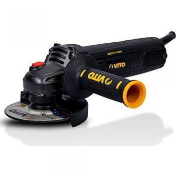 Amoladora angular de 115 mm VITO 1000 W con mango lateral, sistema de protección