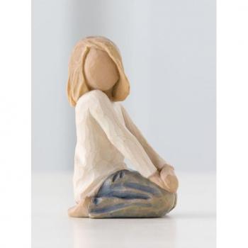 Willow Tree Joyful Child Figurine, Resin, 7.5 cm