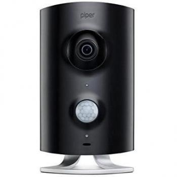 iControl Piper NV - Videocámara HD, Z-Wave IP Gateway, color negro