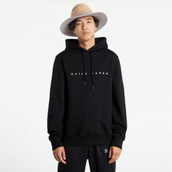Daily Paper Black Alias Logo Hoodie for Men, Size Small