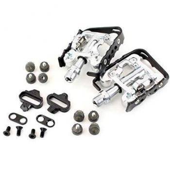 Contec 3369659 - Pedales para bicicleta, color negro / plateado