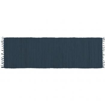 Alfombra de pasillo azul oscuro 60 x 200 cm AUBAGNE - Miliboo