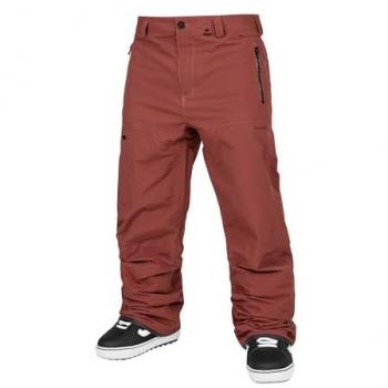 Pantalones Volcom L Gore-Tex 2025 Redwood, color rojo, talla L
