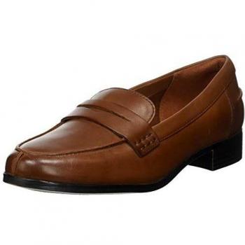 Mocasines de Mujer Clarks Hamble de Cuero Marrón