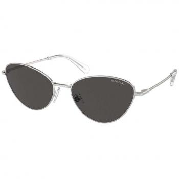 Swarovski SK7014 Women's Cat Eye Sunglasses Silver Size 58