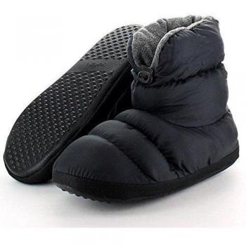 Cotswold Mens Warm Casual Comfort Camping Bootie Slippers Black