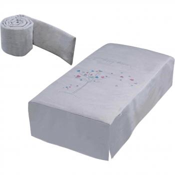 Micuna TX-700 AURA - Kit Edredón y Protector, Unisex, Blanco