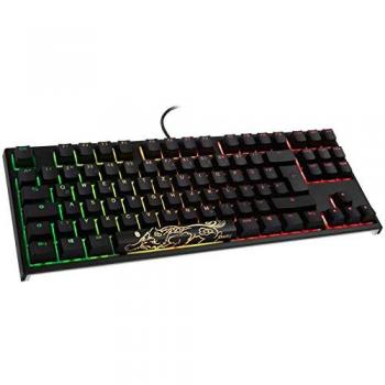 Teclado Gaming Ducky One 2 TKL PBT, MX-Blue, RGB LED - Negro