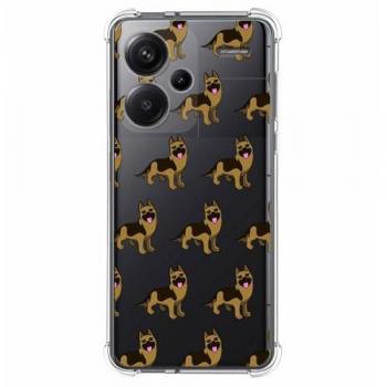 Funda de Silicona Antigolpes para Xiaomi Redmi Note 13 Pro+ Plus 5G con Diseño de Perros 09 Dibujos