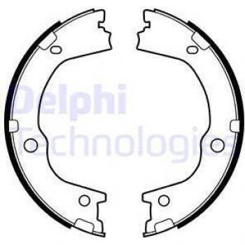 DELPHI Zapatas de freno de mano LS2159 para SANTA FÉ II (CM) 26mm - Juego de zapatas de freno, freno de estacionamiento