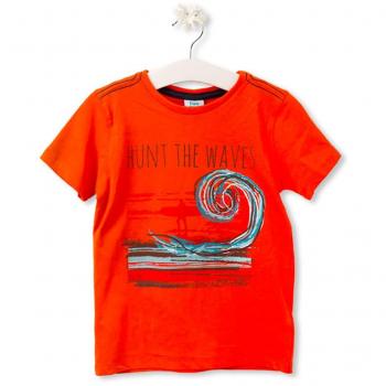 Camiseta Naranja Palm Tree