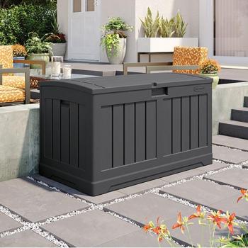 Suncast 189L Resin Deck Box - Peppercorn