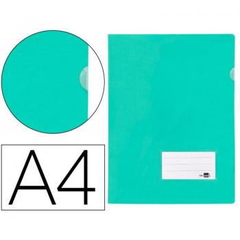 Carpeta Liderpapel Dossier A4 Uñero Verde Manzana Opaco 11345