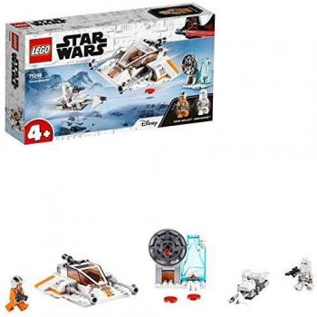 LEGO 75268 Star Wars Speeder de Nieve con Moto Speeder, Estación de Defensa y 2 Mini Figuras, Juguete de Construcción