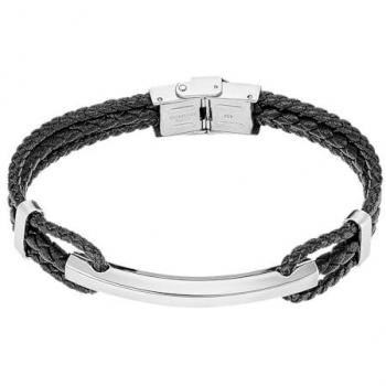 Pulsera de hombre Lotus Style LS2387-2/1 Men In Black, acero inoxidable 316L, acabado brillo, longitud 210.00 mm