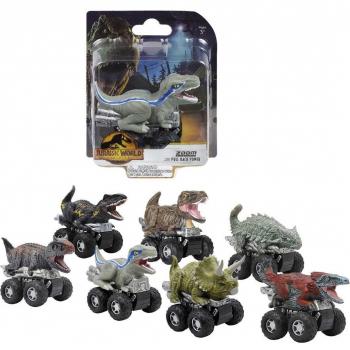Figura Coche Zoom Riders Jurassic World Dominion Surtido 24 Unidades
