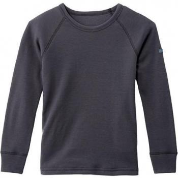 Odlo Warm - Top interior térmico para niña, color gris, talla 104 cm