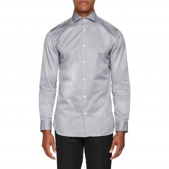 SELECTED HOMME Slhslimsel-Pelle Shirt LS B Noos, Camisa para Hombre, Gris Grey Melange, XX-Large