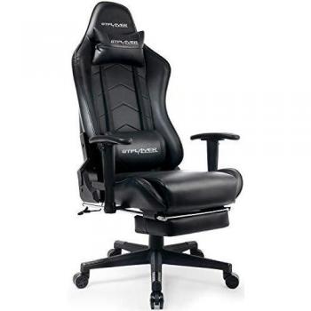 GTPLAYER Silla Gaming con Reposapiés Ajustable