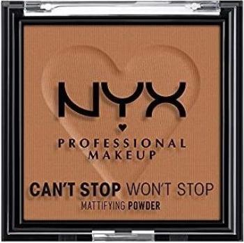 NYX Professional Makeup Can't Stop Won't Stop Mattifying Powder shade 08 Mocha 6 g