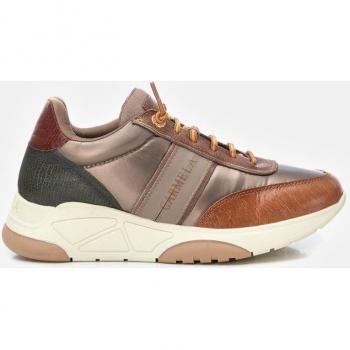 Zapatillas deportivas mujer multicolor piel/nylon TAUPE Carmela 161058