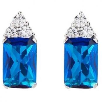 Pendientes de mujer Amen modelo EBABBBLZ, diseño elegante, material hipoalergénico, cierre tipo presión, acabado en oro rosa, detalles brillantes
