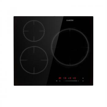 Placa de Inducción Klarstein Delicatessa 3 Zonas 5800W Vitrocerámica Negra