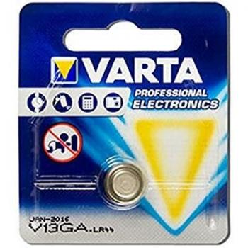 Varta Pila de botón alcalina de 1,5 V Electronics V13GA, pilas de botón en un blíster original de 1 unidad