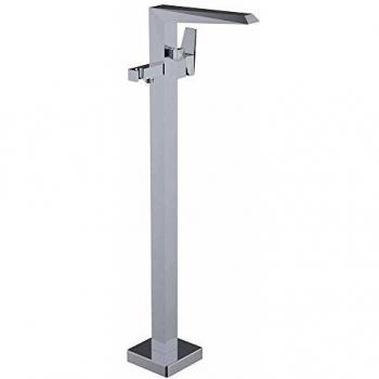 Clever 99439 Grifo de Baño-Ducha Monomando para Empotrar Al Suelo, Ventu, cromado