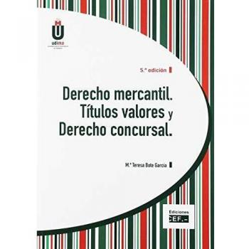Derecho mercantil. Títulos valores y Derecho concursal