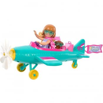 Barbie Chelsea Aviator Doll & Plane Playset with Accessories