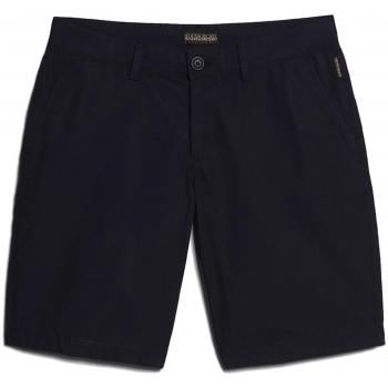 Bermuda Nakuru 6 de hombre Napapijri lisa con cremallera azul oscuro - talla 30