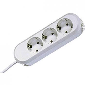 Bachmann 388.271 - Socket outlet strip white, SMART, 3 sockets, type F - CEE 7/3, white