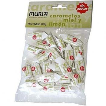 Caramelos Miel y Limón Sin Azúcar Muria 100 g