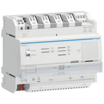 Interfaz Ethernet Hager TJA470 Domovea Expert con acceso IoT