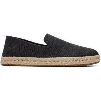 Alpargatas de hombre en lona - Toms Santiago Negro