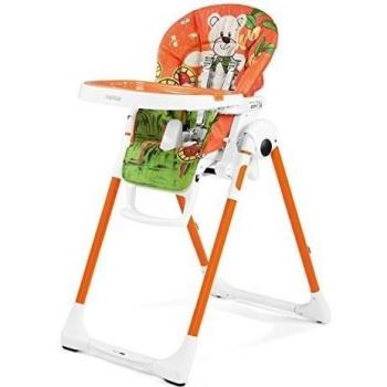 Peg Perego Prima Pappa ZERO3 para trona - diseño de oso de peluche, color naranja