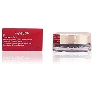 Clarins Ombre Matte - Sombra de ojos, color 07-carbon, 7 gr